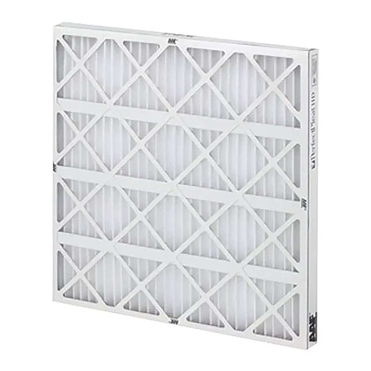 white pleated air filter